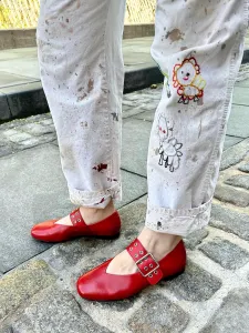 Женские балетки Miz Mooz Zephyr, красный