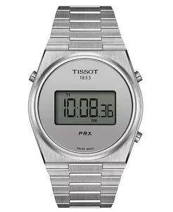 Мужские цифровые часы PRX со стальным браслетом, 40 мм Tissot