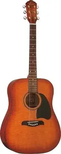 Акустическая гитара Oscar Schmidt OG2FYS - Dreadnought, цвет Flame Yellow Sunburst