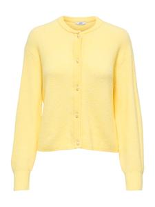 Кардиган 'JDYLUMI' вязаный светло-желтый