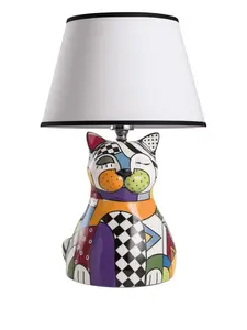 Настольная лампа с узором 21.5 x 47 см Egan, белый