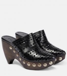 Кожаные мюли Le Sabot Alaïa, черный