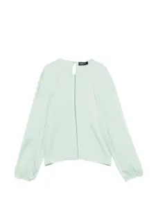 Блузка со сборками Fabiana Filippi, зеленый