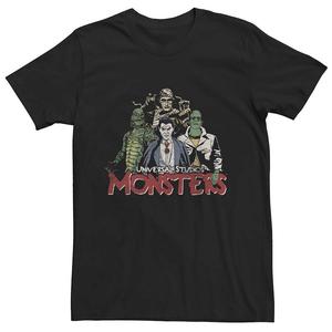 Мужская футболка Universal Studios Monsters Group Licensed Character, черный