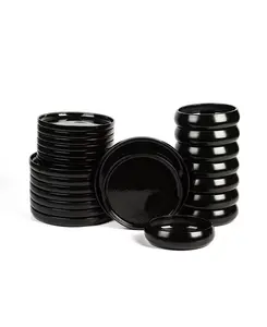 Набор столовых приборов Lagoon 24 предм., сервиз на 8 персон Stone Lain, black