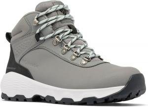 Columbia Womens Newton Wander Leather, Quarry/Cool Green