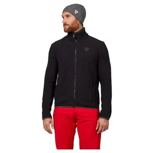 Флис Rossignol Strawpile full zip, черный