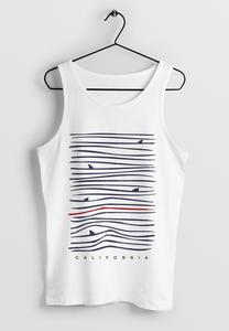 Топ MINIMALISMUS WELLEN MEER AUFDRUCK SOMMER FASHION  Neverless, кремовый