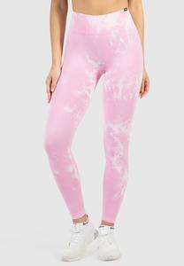 Леггинсы Smilodox LEGGINGS SEAMLESS BATIK WASH SRUNCH HIGH WAIST BECCI, Rosa/Pink