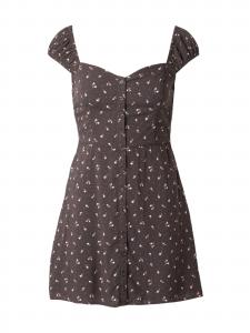 HOLLISTER Летнее платье в темно-коричневом цвете