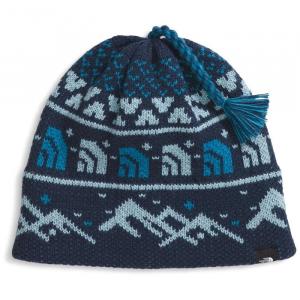 Шапочка-Бини для лыжников Cabin Ski Tuke The North Face, Summit Navy Jacquard/Tassel