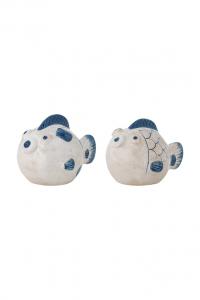 Солонка и перечница 9,5 х 6,5 х 9 см Bloomingville, синий