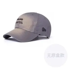 New Era Хлопковая бейсболка унисекс серая, Gray