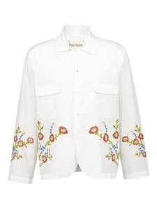 Рубашка Hocha с цветочной вышивкой Baziszt, белый