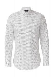 s.Oliver BLACK LABEL Рубашка на пуговицах Regular fit в белом цвете