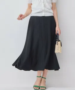 Расклешенная юбка с полосатым узором «Добби» Suite, цвет Black [005]