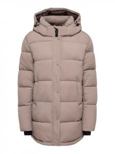 ONLY Стеганое пальто серо-коричневого цвета