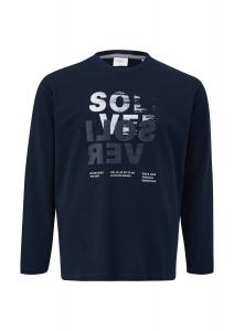 s.Oliver Men Big Sizes Лонгслив в цвете Navy, Night Blue