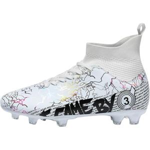 Футбольные бутсы Anti Kick High Top для детей и подростков TRANSFORMERS, белый