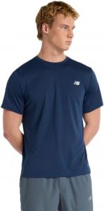 Мужская спортивная футболка с коротким рукавом New Balance, Nb Navy