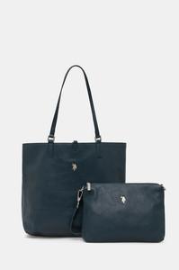 Двусторонняя сумка Rogersville U.S. Polo Assn., бирюзовый