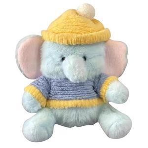 Плюшевая кукла слон в капюшоне высота 30см JIZHUAN