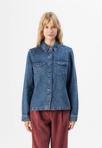 Блуза Noisy May NMNEW SIGNE , Medium Blue Denim/Blue Denim