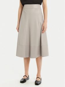 Юбка из искусственной кожи классического кроя Marzia 2516771027 Max Mara Leisure, серый