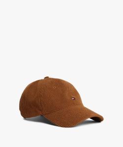 Вельветовая кепка с логотипом в виде флага, состоящая из 6 панелей.