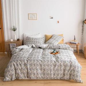 YUSIWOAL Комплект постельного белья Chic Floral Printed из мягкого хлопка Color 6