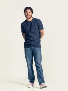 Нижняя рубашка LEBASQ Miles 3 Pack Crew Neck Long Fit, темно-синий