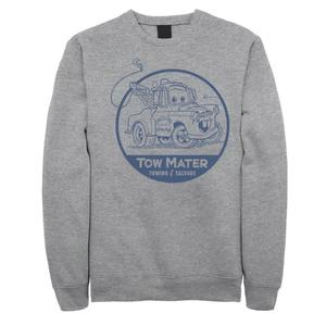 Мужской свитшот с логотипом Disney/Pixar Cars Tow Mater Salvage Badge Licensed Character