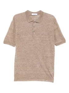 Рубашка поло с короткими рукавами Gran Sasso, коричневый
