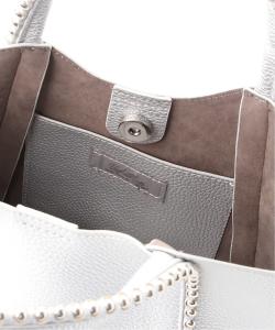 (L) Двусторонняя мини-сумка Cachecache/с шариковой цепочкой