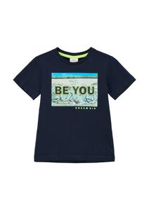 Рубашка s.Oliver, темно-синий/светло-синий