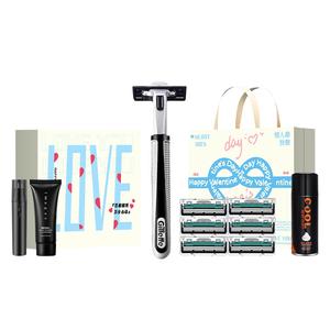 Бритвенные станки fang 2 manual Gillette, Gillette Fusion 2 серебряный серый-Hexa Blade Beloved Box