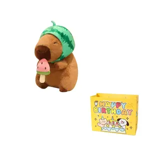 Водяной арбуз капибара, креативная и милая плюшевая кукла, высота 25cm/35cm/50cm Enlightenment