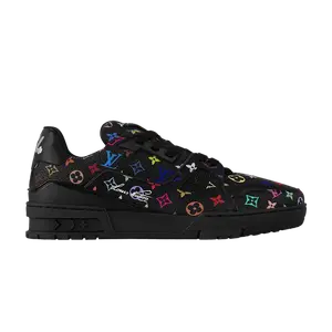 Кроссовки Takashi Murakami x Louis Vuitton Trainer 'Black', черный