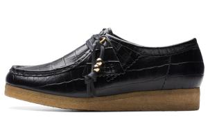 Оригинальные женские повседневные туфли WALLABEE женские черные Clarks