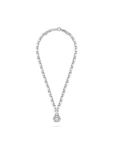 Philipp Plein Колье с подвеской из серебра - (Д)60 см