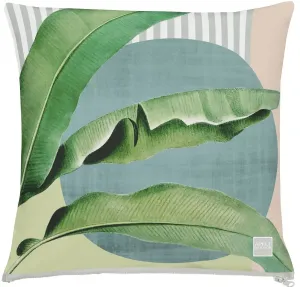 АПЕЛЬТ декоративная подушка "3990", (1 шт.), чехол на подушку с наполнителем, 1 шт APELT 48х48 см, бежевый/зеленый