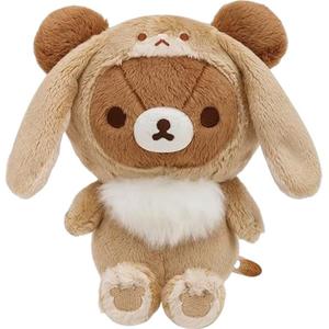 Сан Икс Рилаккума, плюшевая кукла с висячими ушами кролика высотой 14см SAN-X