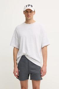 Хлопковая футболка American Vintage, серый