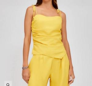 Топ Stilla Cami In Yellow Fifteen Twenty