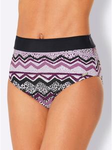 Плавки бикини с фиолетовым и черным принтом WITT WEIDEN