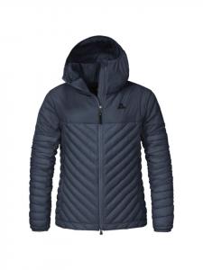 Schöffel Пуховая/термокуртка "Down Jacket Style Cascata WMS" темно-синего цвета, модель блейзер