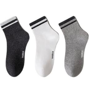 Унисекс носки Mid Calf WARRIOR, 3 pack = белый+светло-серый+темно-серый