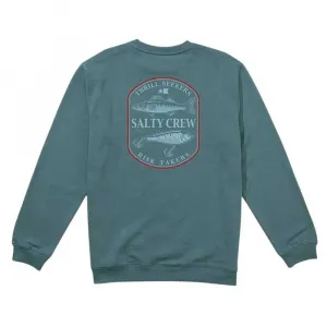 Толстовка Salty Crew Baited crew fleece, синий