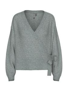 Вязаный кардиган PIECES PCMALOU, Mottled Grey