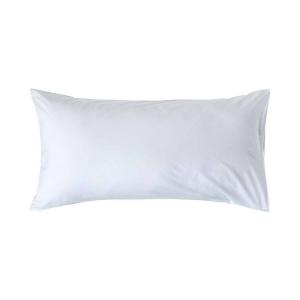 Наволочка Homescapes Fadendichte 200, белый - 50 х 90 см